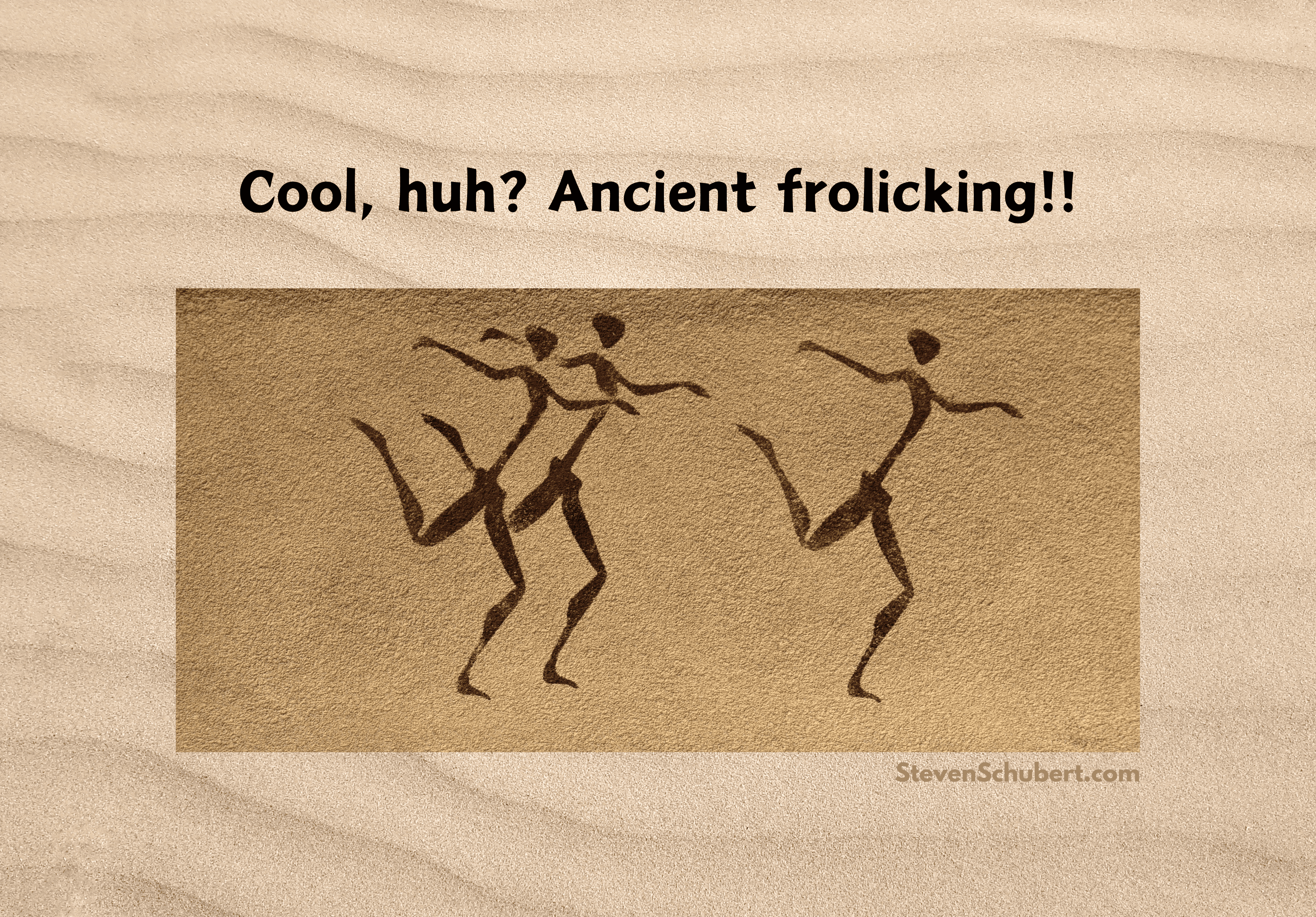 Ancient frolicking