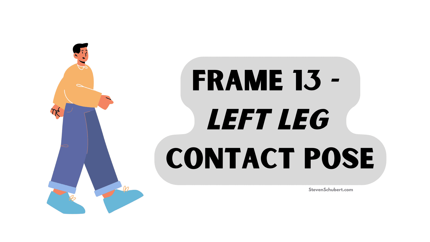 Frame 13 - Left Leg Contact Pose